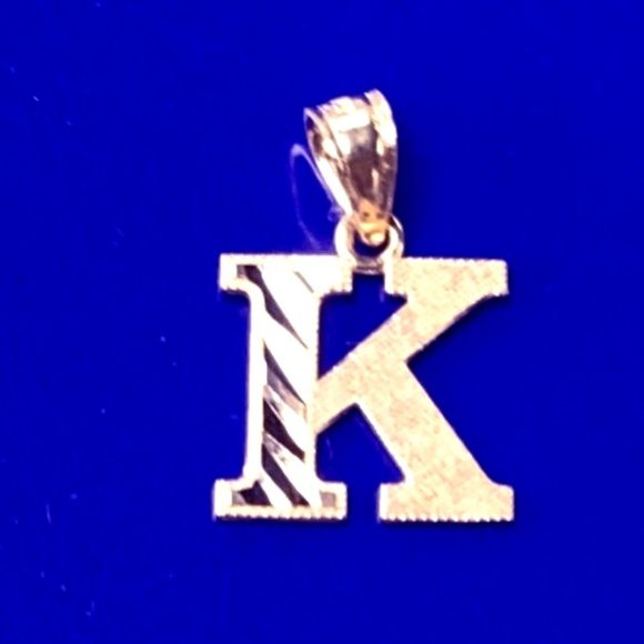 14KT Yellow Gold Initial Charm